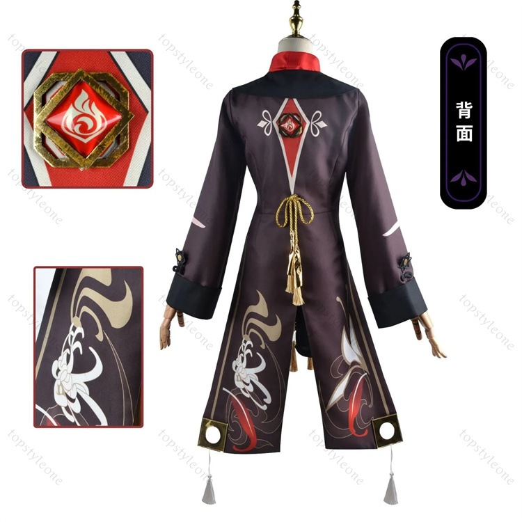 ウイッグ付き 原神 胡桃 フータオ コスプレ衣装 魔女服 原神 げんしん ヒロイン Hu Tao ハロウィン クリスマス 制服 大人 子供 男子 女子 イベント 人気 ゲーム イベント 学園祭 贈り