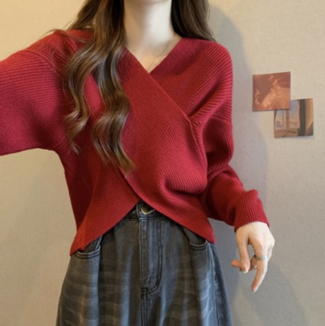 Vネックボリュームニット トップス ニット 長袖 ボリューム袖 Vネック ゆったり 大きめサイズ かわいい 可愛い きれいめ シンプル 上品 おしゃれ レトロ 可愛い ラブリー Vネックボリュームニット トップス ニット 長袖 ボリューム袖 Vネック ゆったり 大きめサイズ かわいい 可愛い きれいめ シンプル 上品 おしゃれ レトロ 可愛い ラブリー