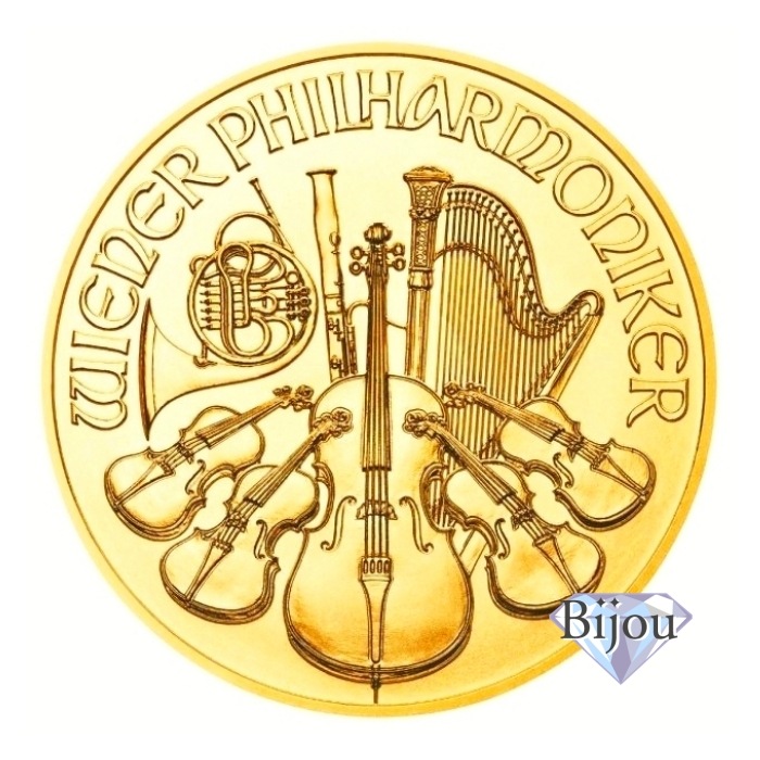 オーストリア ウィーン金貨 1/10オンス 2022年 純金 24金 3.11g クリアケース入