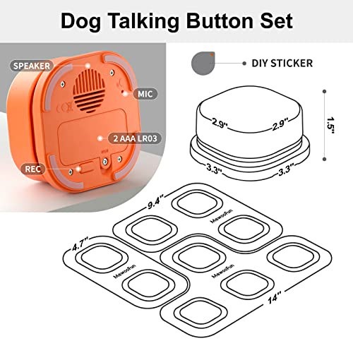 Qoo10] MEWOOFUN 犬用 録音ボタン 会話