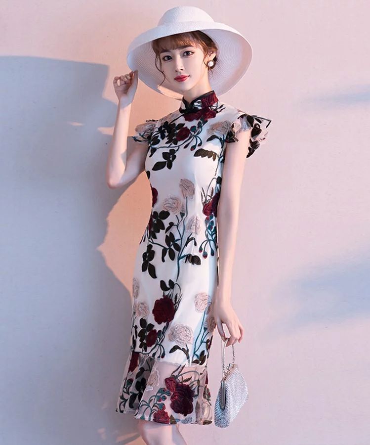 【2枚購入で2OO円OFF】チャイナドレス 「XS~XXL」きれいめ 立ち襟 フェミニン チャイナ風ワンピース 春夏 夏 レディース ロングワンピース 膝丈 パーティードレス フォーマル お出かけ お 【2枚購入で2OO円OFF】チャイナドレス 「XS~XXL」きれいめ 立ち襟 フェミニン チャイナ風ワンピース 春夏 夏 レディース ロングワンピース 膝丈 パーティードレス フォーマル お出かけ お