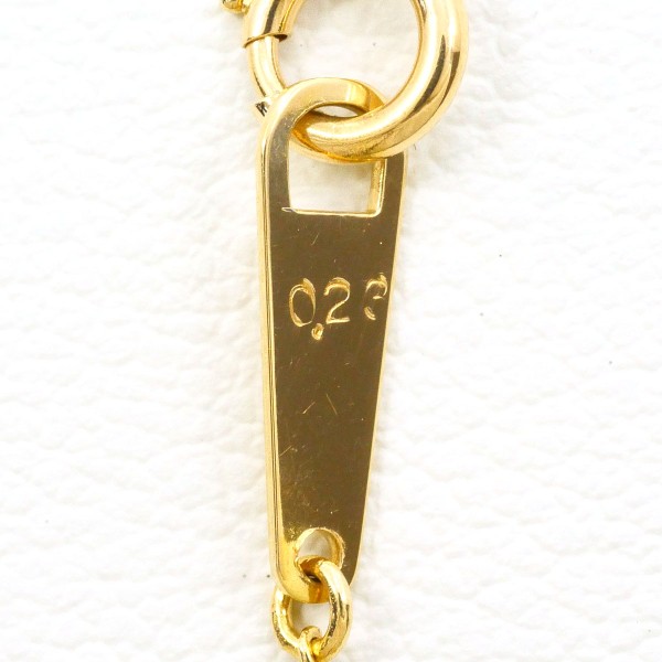 K18 18金 YG イエローゴールド ネックレス ダイヤ 0.23 鑑別書 ジュエリー 中古 K18 18金 YG イエローゴールド ネックレス ダイヤ 0.23 鑑別書 ジュエリー 中古
