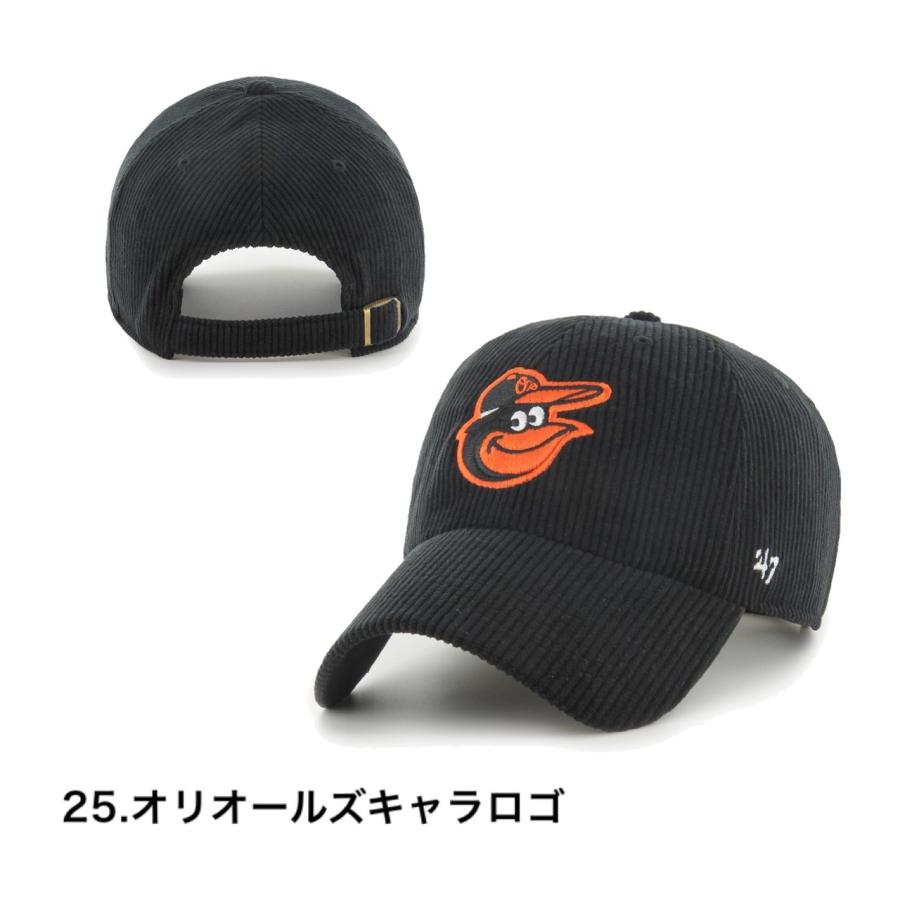 47 フォーティーセブン ブランド キャップ コーデュロイ 帽子 暖かい クリーンナップ 柔らか ベースボールキャップ 全9カラー 男女兼用 47BRAND CORDUROY CLEAN UP