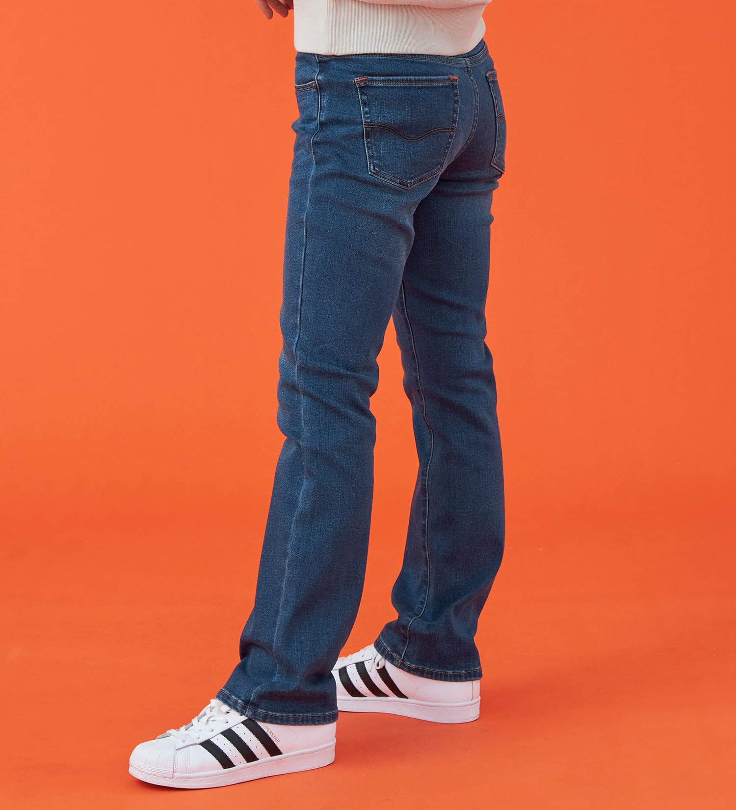 [シーセブンティーン] BODY FIRE ストレートデニムパンツ【暖】 レディース D.USED