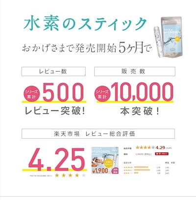 新作超激得 水素のスティック 10本入1800L対応 : 飲料 定番最新作