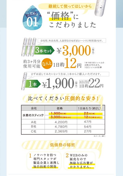 新作超激得 水素のスティック 10本入1800L対応 : 飲料 定番最新作