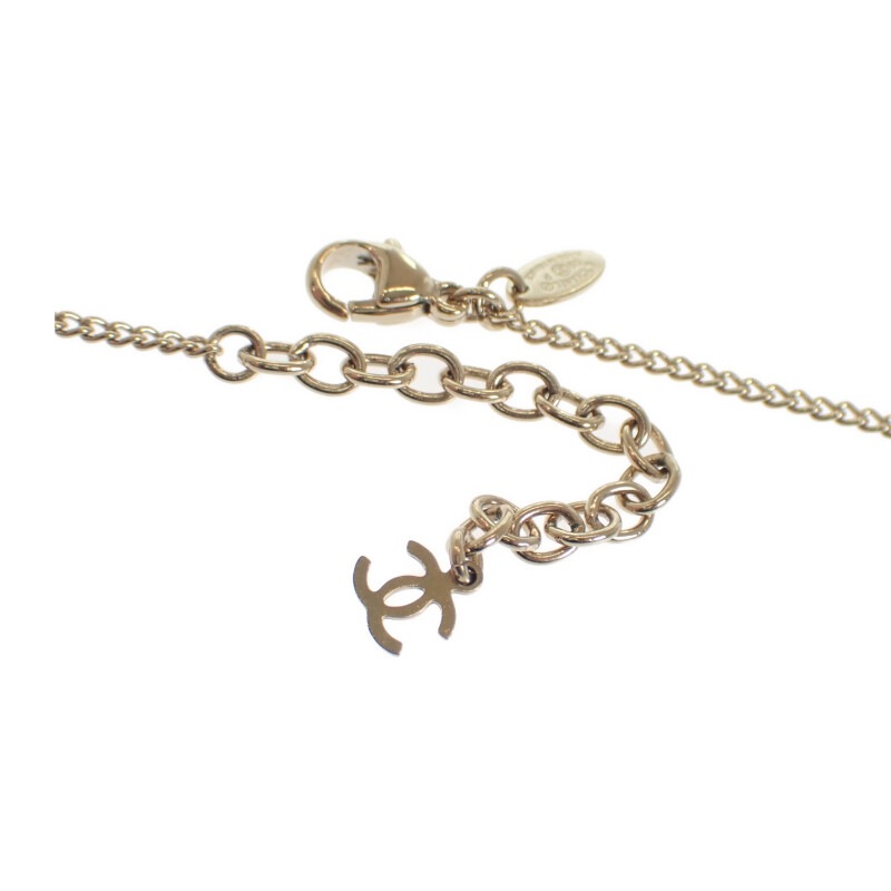 CCコインペンダント ネックレス メタル ゴールド レディース【ABランク】