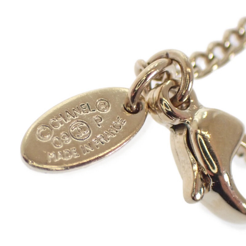 CCコインペンダント ネックレス メタル ゴールド レディース【ABランク】