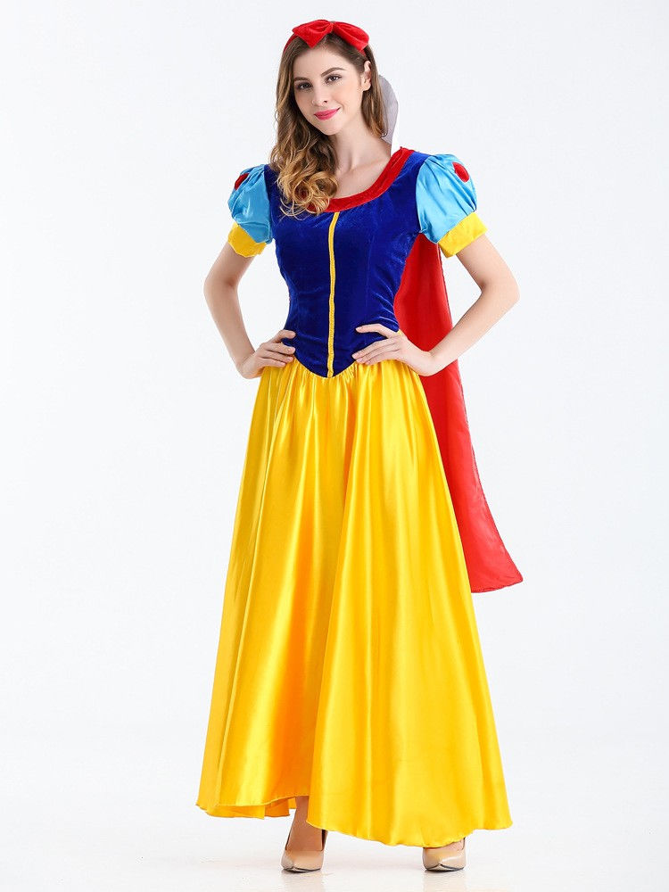 白雪姫スカート成人髪飾りハロウィーンcos化粧舞踏会衣装舞台劇演出服 白雪姫スカート成人髪飾りハロウィーンcos化粧舞踏会衣装舞台劇演出服