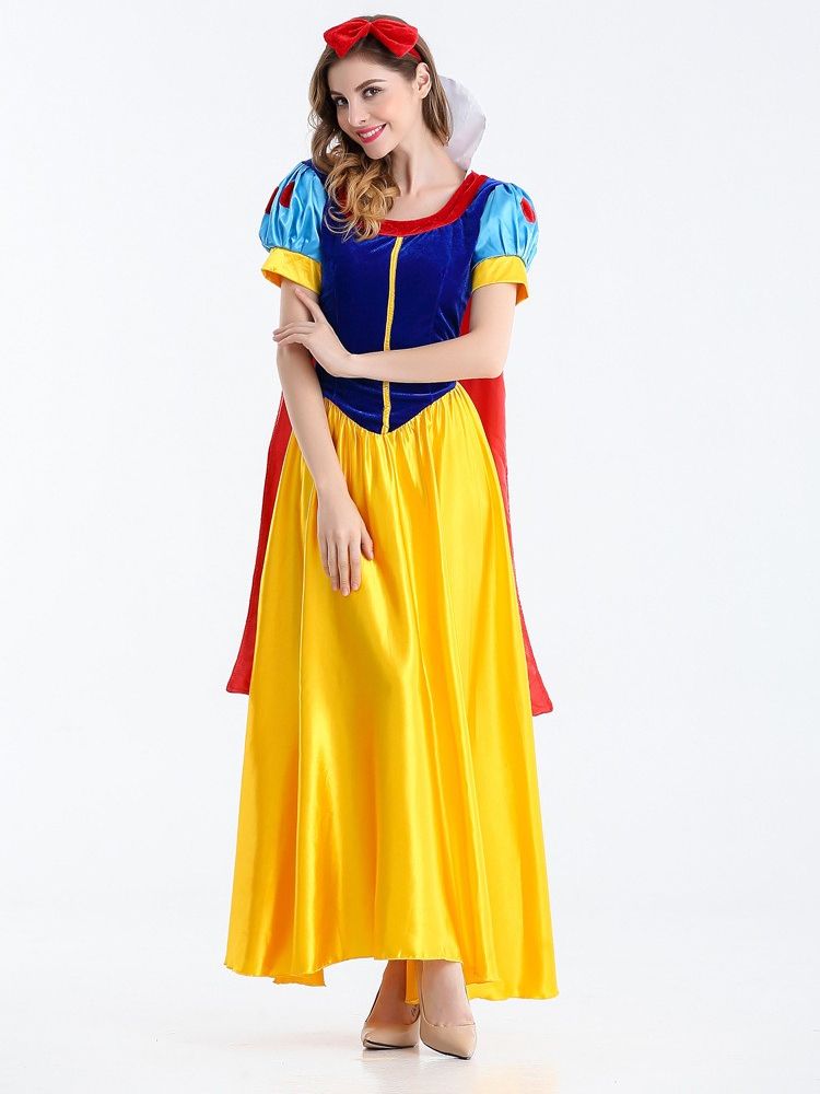 白雪姫スカート成人髪飾りハロウィーンcos化粧舞踏会衣装舞台劇演出服 白雪姫スカート成人髪飾りハロウィーンcos化粧舞踏会衣装舞台劇演出服