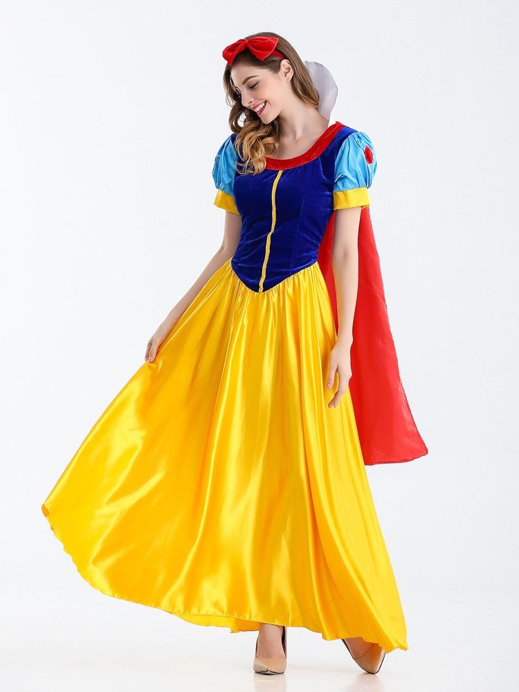 白雪姫スカート成人髪飾りハロウィーンcos化粧舞踏会衣装舞台劇演出服 白雪姫スカート成人髪飾りハロウィーンcos化粧舞踏会衣装舞台劇演出服