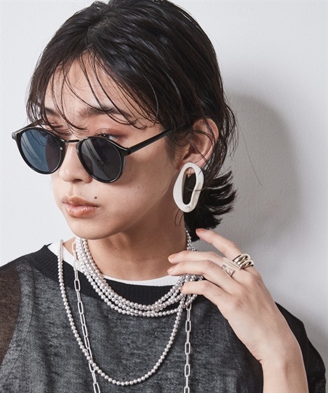 ネックレス 大きいサイズ スモーキーシルバーロングネックレス 長め設計 シックスタイル ネックレス 大きいサイズ スモーキーシルバーロングネックレス 長め設計 シックスタイル