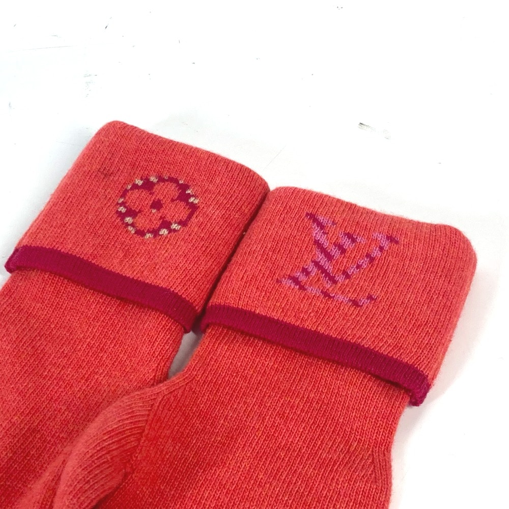 手袋 M70838 ゴン ポップ モノグラム グローブ グローブ アクセサリー ウール/カシミヤ ピンク 手袋 M70838 ゴン ポップ モノグラム グローブ グローブ アクセサリー ウール/カシミヤ ピンク