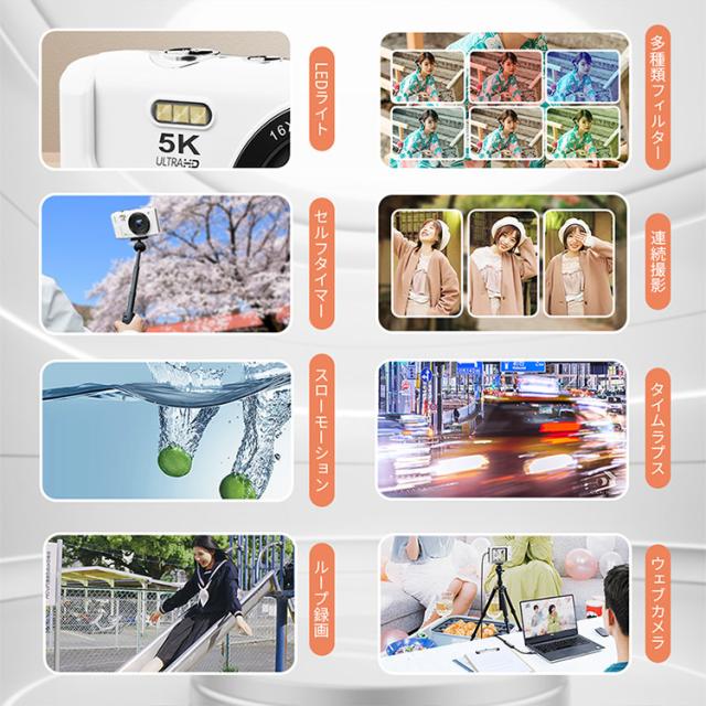 即納デジカメ WIFI対応 デジタルカメラ カメラ コンデジ 5K チップ 7200万画素 デュアルレンズ スマホに送れる 64GBマイクロSDカード付き 16倍ズーム オートフォーカス機能 ウェブカ 即納デジカメ WIFI対応 デジタルカメラ カメラ コンデジ 5K チップ 7200万画素 デュアルレンズ スマホに送れる 64GBマイクロSDカード付き 16倍ズーム オートフォーカス機能 ウェブカ