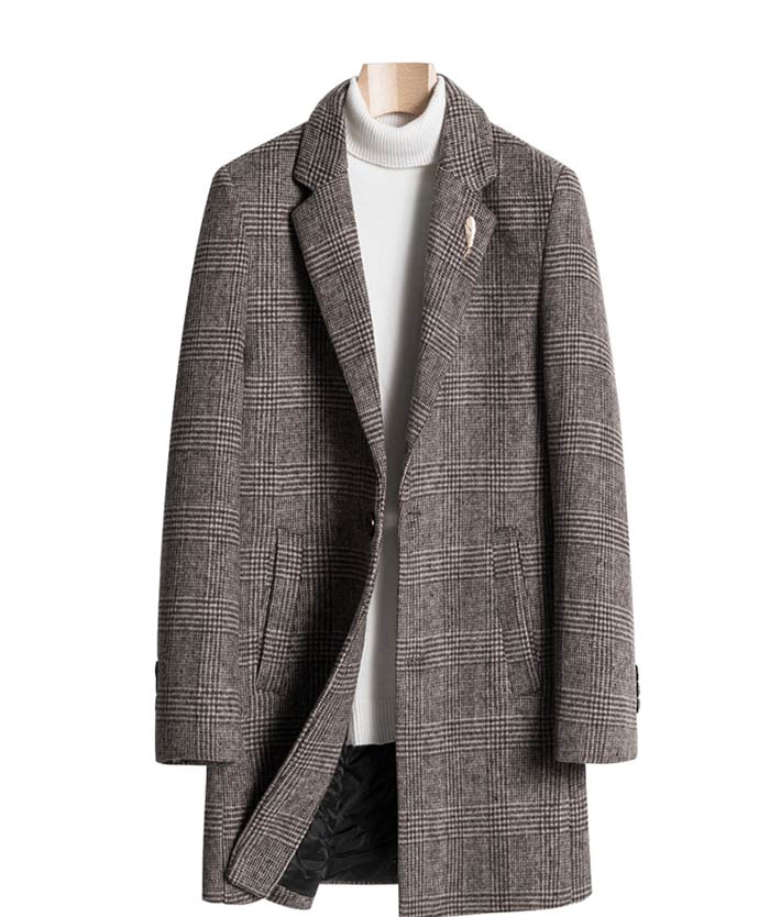 【2025限定SALE】チェスターコート ウールコート メンズ チェック柄 ロングコート 中綿入り ロング ジャケット コート メンズ アウター ビジネス カジュアル チェック 細身 スリム 暖か 冬 【2025限定SALE】チェスターコート ウールコート メンズ チェック柄 ロングコート 中綿入り ロング ジャケット コート メンズ アウター ビジネス カジュアル チェック 細身 スリム 暖か 冬