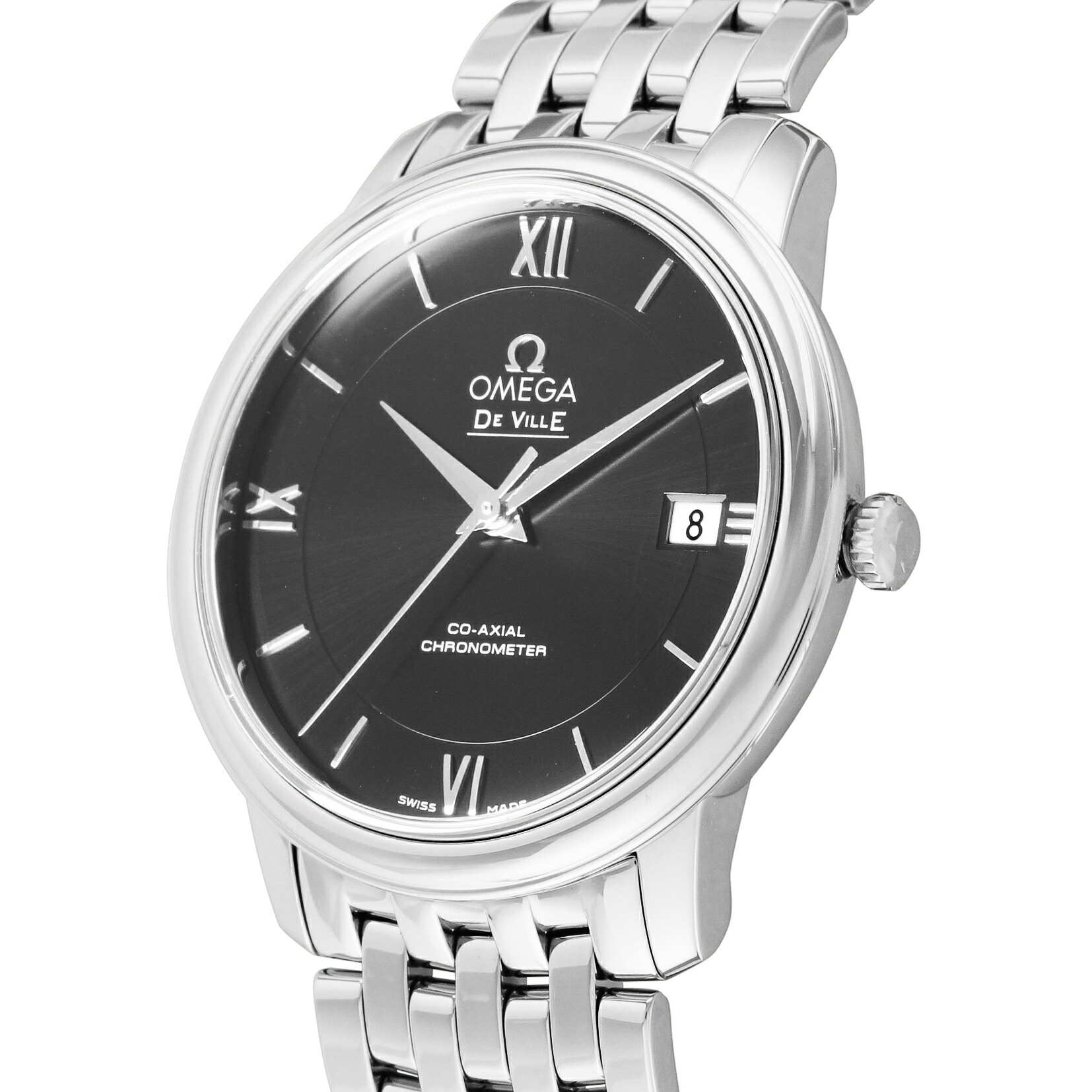 【腕時計】 OMEGA(オメガ) De Ville / デヴィル メンズ ブラック コーアクシャル自動巻 424.10.37.20.01.001 時計 ブランド