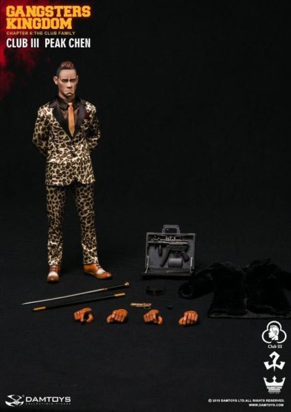 DAMTOYS 1/6 ギャングスターズ・キングダム - Club 3 ピーク・チェン アクションフィギュア GK018 DAMTOYS 1/6 ギャングスターズ・キングダム - Club 3 ピーク・チェン アクションフィギュア GK018