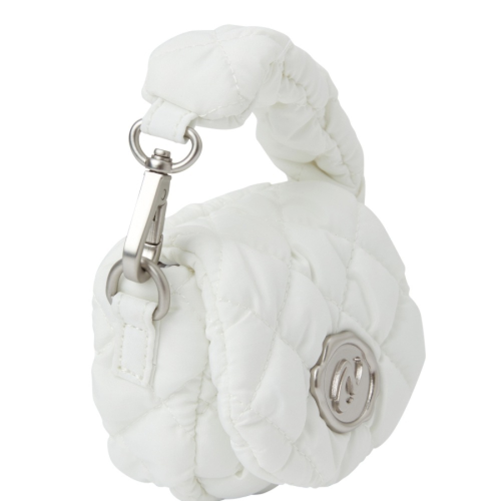 NERDY スタンプミニキルトバッグアイボリー NERDY スタンプミニキルトバッグアイボリー