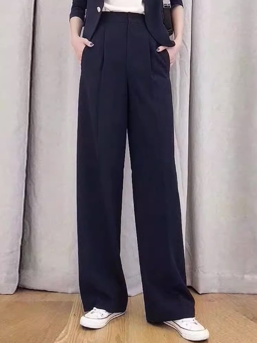 ボトムス パンツ ズボン ストレート ベルトループ ハイウエスト 快適 着心地 かわいい 大人可愛い きれいめ シンプル カジュアル 大人 上品 おしゃれ お洒落 かっこいい レトロ 大人女子