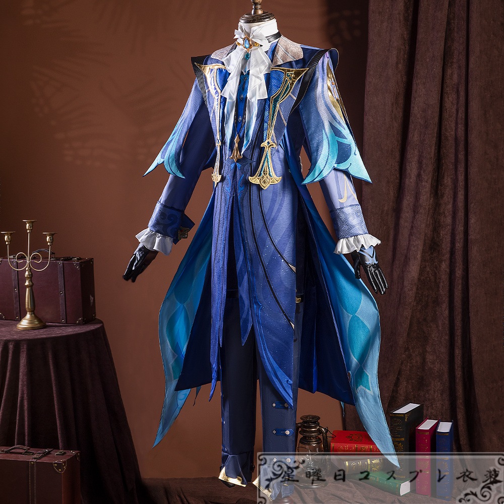 原神 げんしん Genshin ヌヴィレット Neuvillette コスプレ衣装 コスチューム ハロウィン 変装 仮装