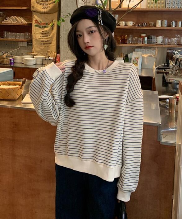 Qoo10] 長袖 Ｔシャツ レディース 秋服 韓国フ