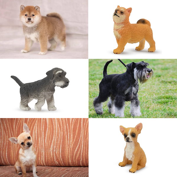 Qoo10] TOYMANY 12PCS犬フィギュアセ