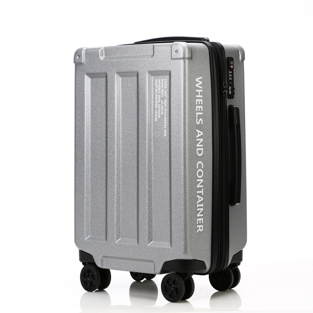WHEELS AND CONTAINER キャリーケース24 インチ 旅行カバン 貨物用 シルバー WHEELS AND CONTAINER キャリーケース24 インチ 旅行カバン 貨物用 シルバー