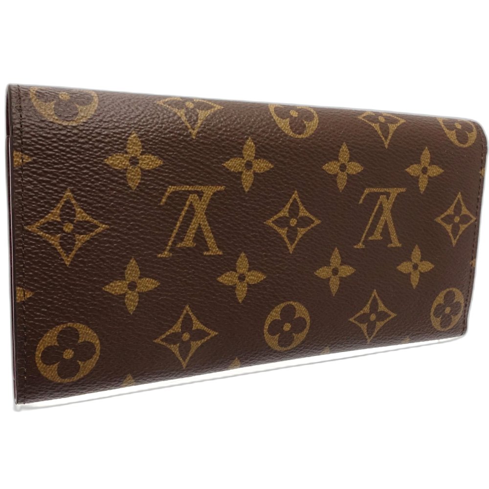 モノグラム ポルトフォイユ エミリー M60697 長財布 ブラウン フューシャ/181497【中古】 モノグラム ポルトフォイユ エミリー M60697 長財布 ブラウン フューシャ/181497【中古】