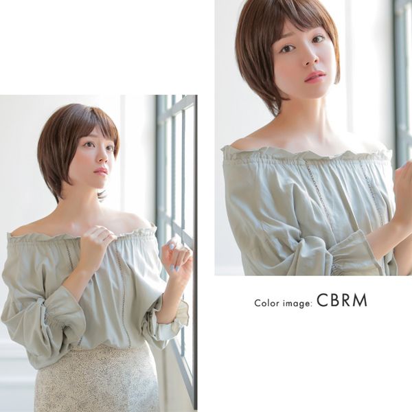 アクアドール ヴィーナス 大人の小顔ヘルシーショート人毛MIXウィッグ [pwm005] (送料無料