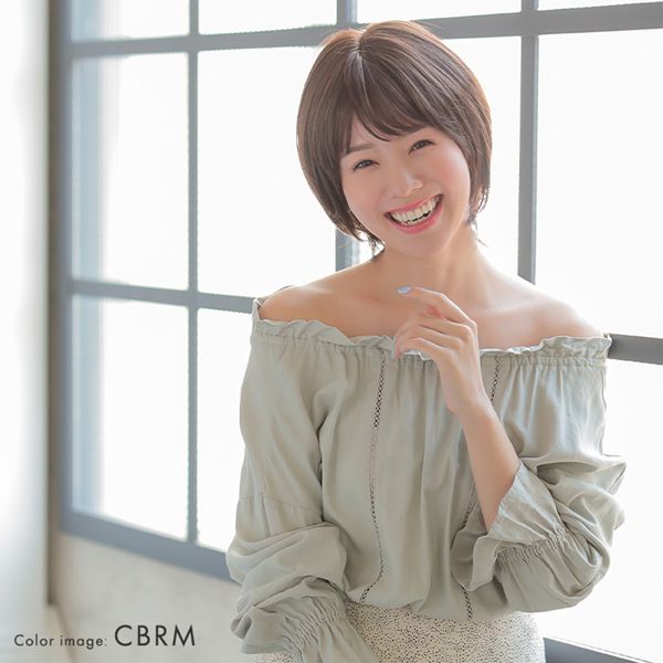 アクアドール ヴィーナス 大人の小顔ヘルシーショート人毛MIXウィッグ [pwm005] (送料無料