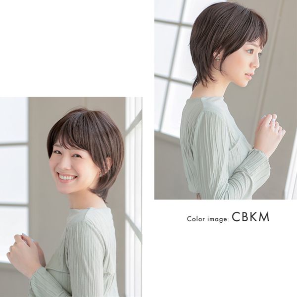 アクアドール ヴィーナス 大人の小顔ヘルシーショート人毛MIXウィッグ [pwm005] (送料無料