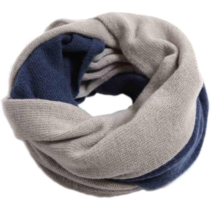 最高の品質の スヌード 100 カシミヤ Sn マフラー Nvgy 03 メンズ レディース ストール マフラー Filarmonica Valcea Ro