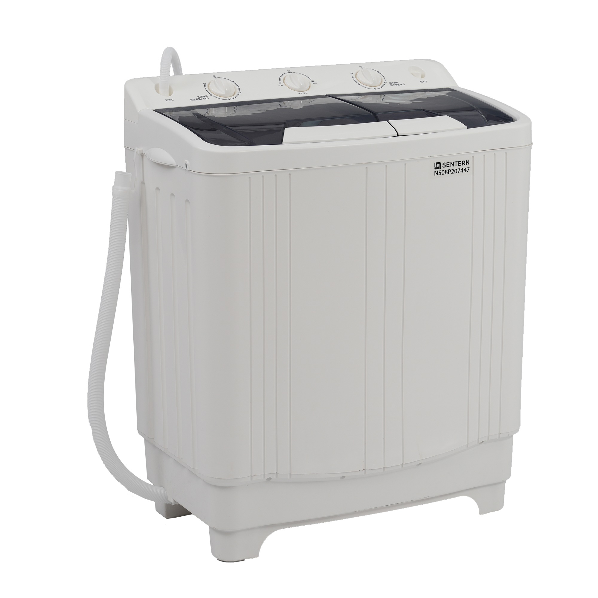 【国内発送&送·料·無·料】二槽式洗濯機 縦型洗濯機 コンパクト 洗濯6.5kg/脱水槽4kg 大容量 部屋干し タイマー機能付き 小型洗濯機 節電 二槽式洗濯機 まとめ洗い 引越し 家電 新生活