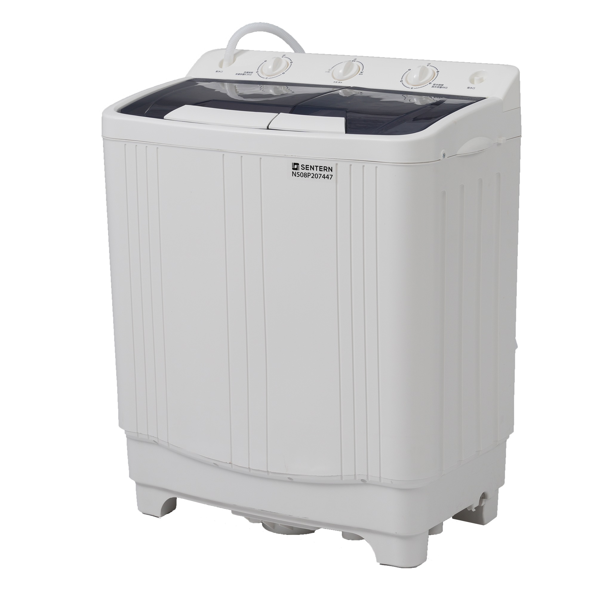 【国内発送&送·料·無·料】二槽式洗濯機 縦型洗濯機 コンパクト 洗濯6.5kg/脱水槽4kg 大容量 部屋干し タイマー機能付き 小型洗濯機 節電 二槽式洗濯機 まとめ洗い 引越し 家電 新生活