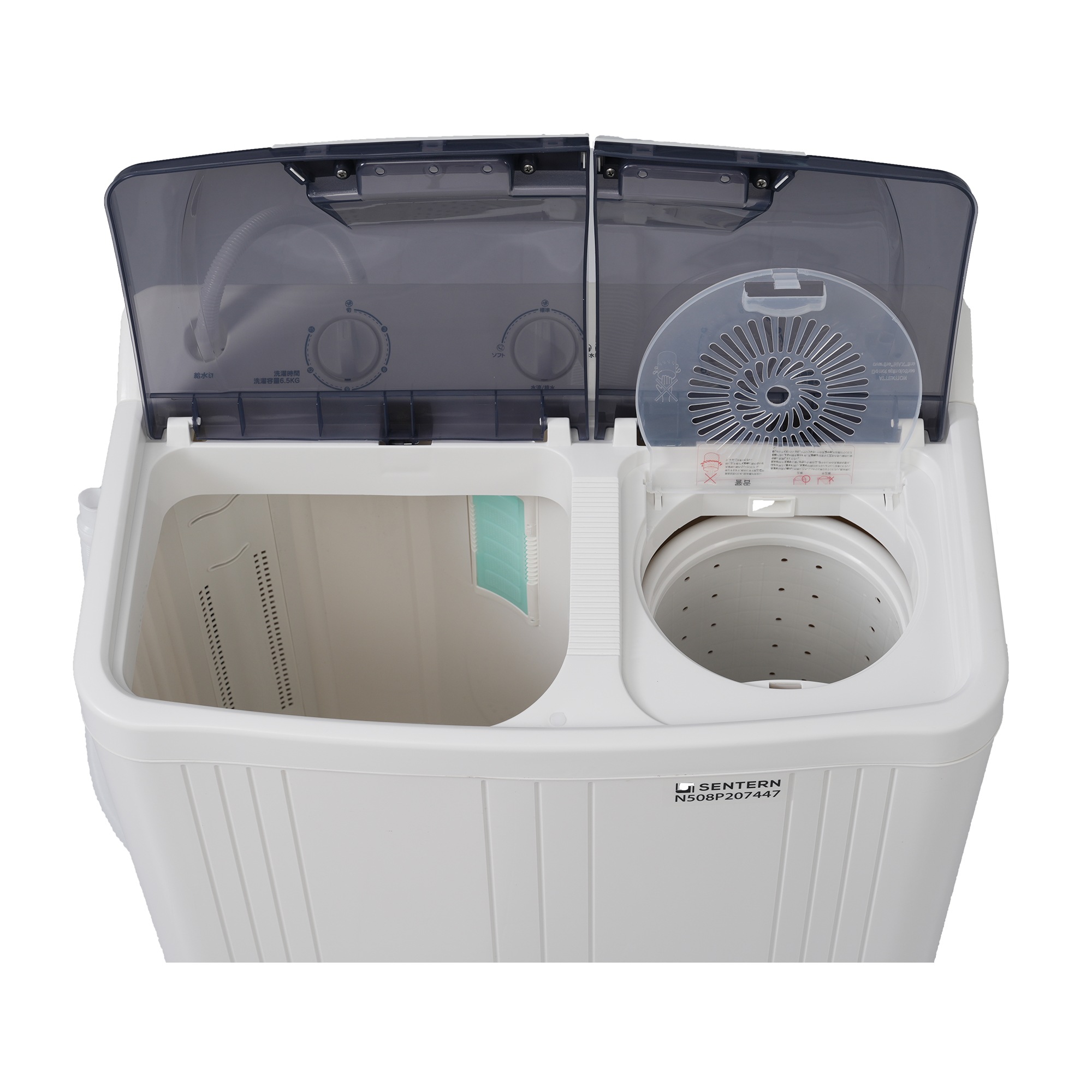 【国内発送&送·料·無·料】二槽式洗濯機 縦型洗濯機 コンパクト 洗濯6.5kg/脱水槽4kg 大容量 部屋干し タイマー機能付き 小型洗濯機 節電 二槽式洗濯機 まとめ洗い 引越し 家電 新生活