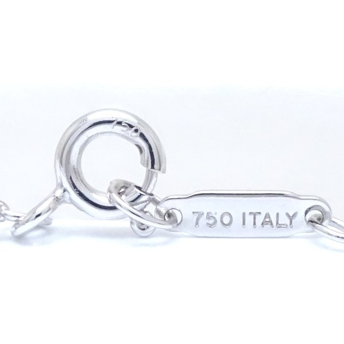 シグネチャー ネックレス ミニ ダイヤモンド K18WG ホワイトゴールド/293307【中古】 シグネチャー ネックレス ミニ ダイヤモンド K18WG ホワイトゴールド/293307【中古】