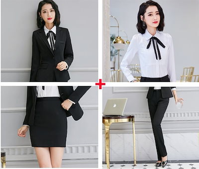 新作正規品 セットアップ スーツ ストレートパンツ : レディース服 通販最新作