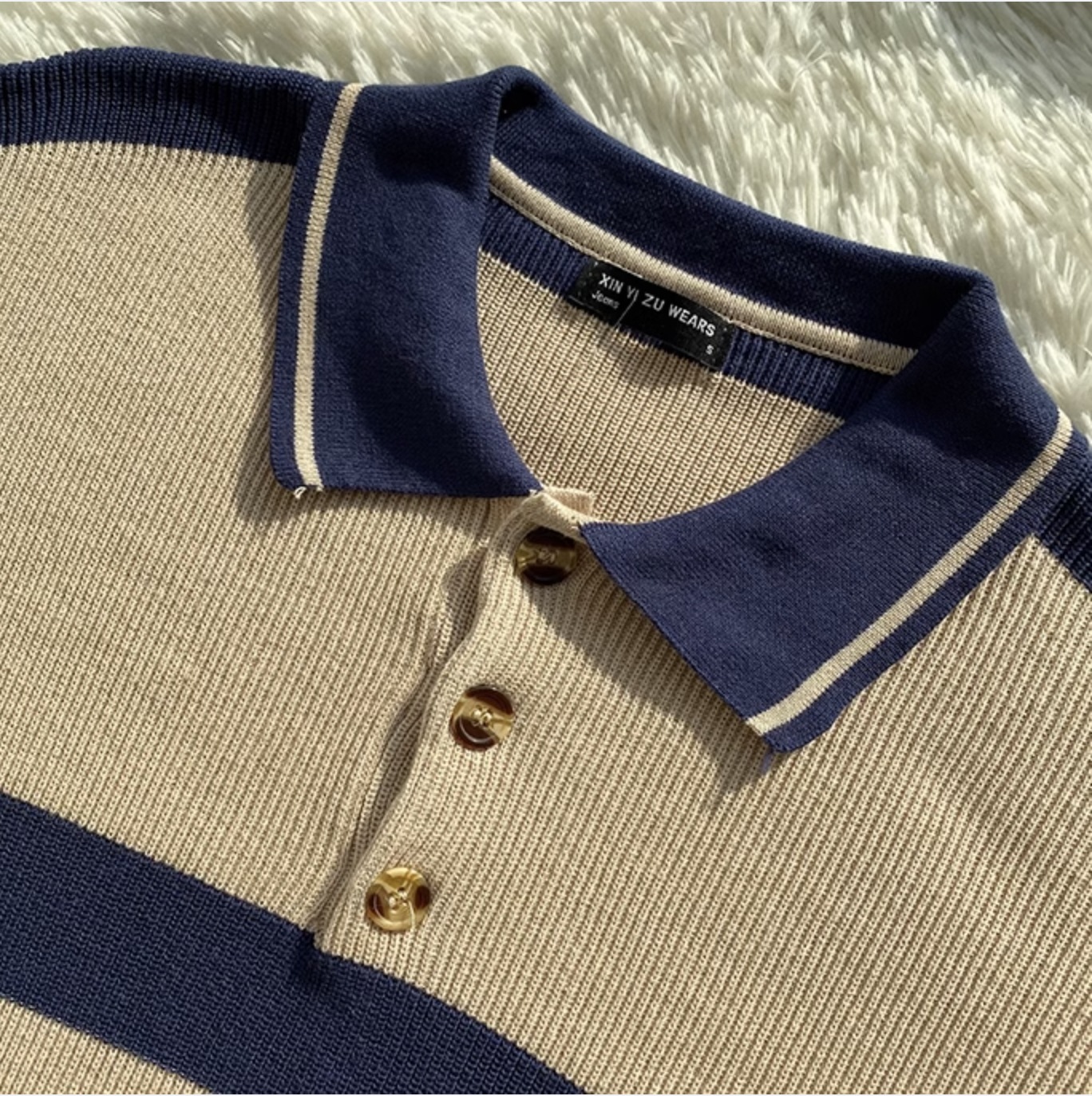 ポロシャツ トップス セーター ニット 長袖 襟付き シンプル カジュアル おしゃれ かっこいい こなれ感 ラフ メンズライク マニッシュ ボーイッシュ スポーティー ルーズ クール ボーダー シマ ポロシャツ トップス セーター ニット 長袖 襟付き シンプル カジュアル おしゃれ かっこいい こなれ感 ラフ メンズライク マニッシュ ボーイッシュ スポーティー ルーズ クール ボーダー シマ