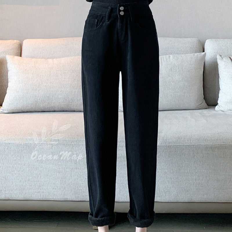 デニムパンツ ジーンズ ジーパン Gパン ワイドパンツ ルーズパンツ ワイドレッグ ストレート ハイウエスト ブーツカット ブーツカット ウォッシュ加工 きれいめ 大人 無地 レディース ワイドシルエ
