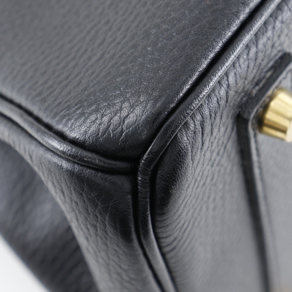 バーキン35 ハンドバッグ アルデンヌ 黒 ゴールド金具 F レディース 中古品 Aランク バーキン35 ハンドバッグ アルデンヌ 黒 ゴールド金具 F レディース 中古品 Aランク