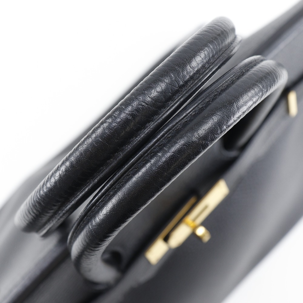 バーキン35 ハンドバッグ アルデンヌ 黒 ゴールド金具 F レディース 中古品 Aランク バーキン35 ハンドバッグ アルデンヌ 黒 ゴールド金具 F レディース 中古品 Aランク