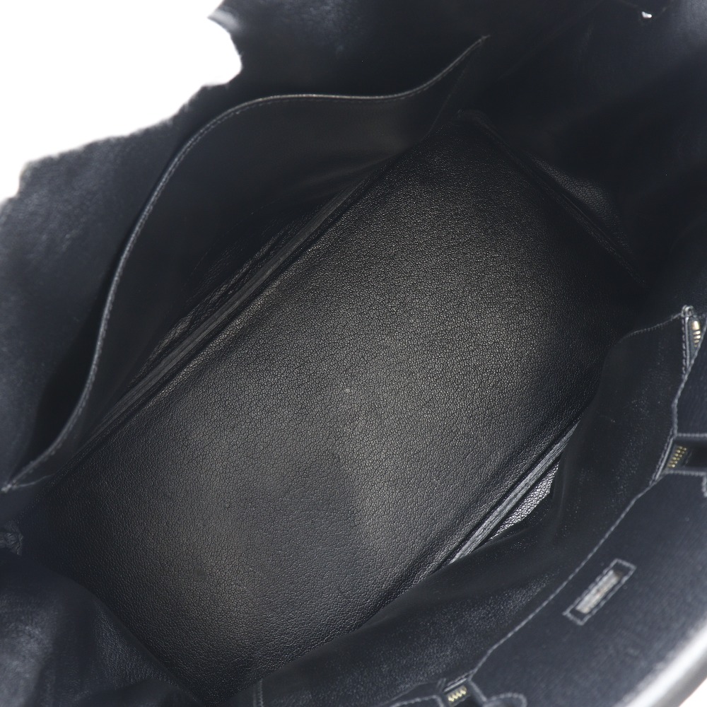 バーキン35 ハンドバッグ アルデンヌ 黒 ゴールド金具 F レディース 中古品 Aランク バーキン35 ハンドバッグ アルデンヌ 黒 ゴールド金具 F レディース 中古品 Aランク