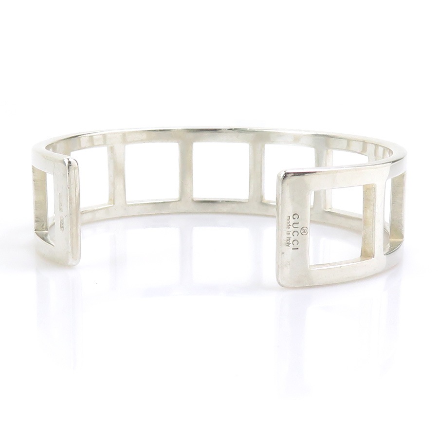 グッチ GUCCI バングル ブレスレット シルバー925 シルバー レディース e60749a