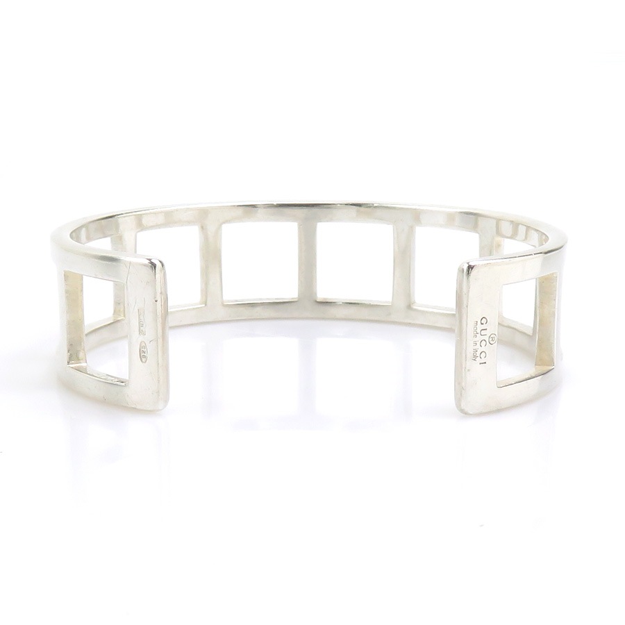 グッチ GUCCI バングル ブレスレット シルバー925 シルバー レディース e60749a