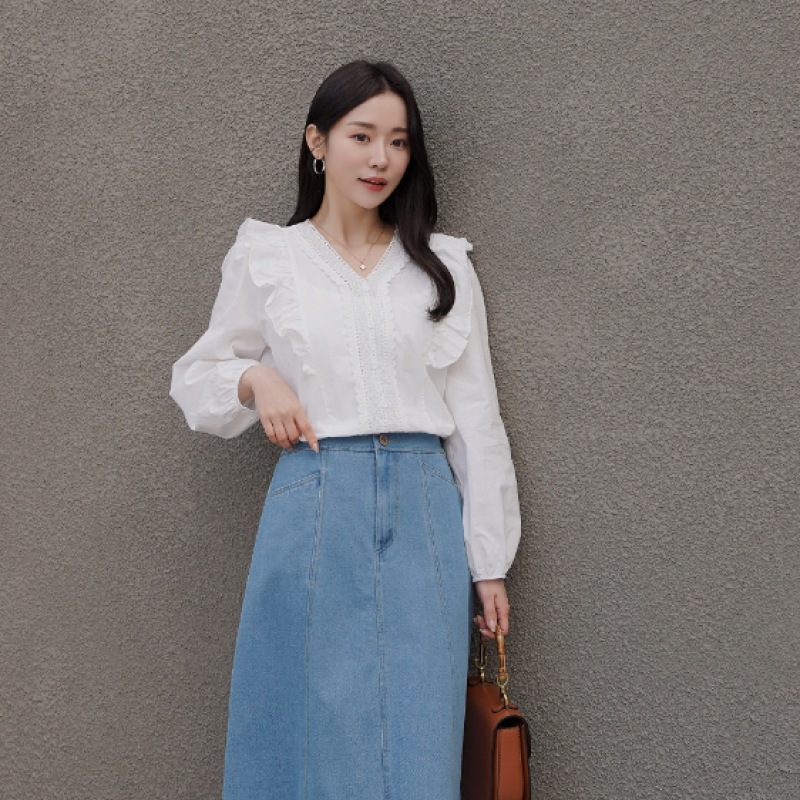 クリック&ファニーシャルドレーヌレースブラウス クリック&ファニーシャルドレーヌレースブラウス