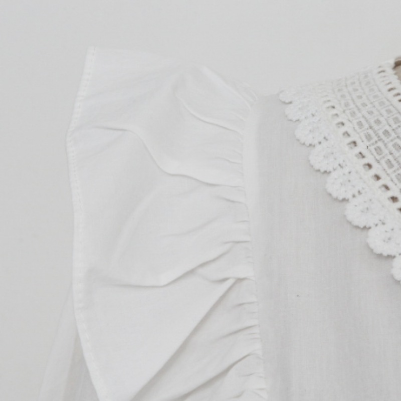 クリック&ファニーシャルドレーヌレースブラウス クリック&ファニーシャルドレーヌレースブラウス