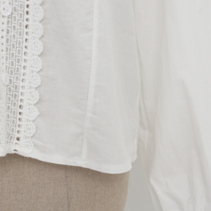 クリック&ファニーシャルドレーヌレースブラウス クリック&ファニーシャルドレーヌレースブラウス