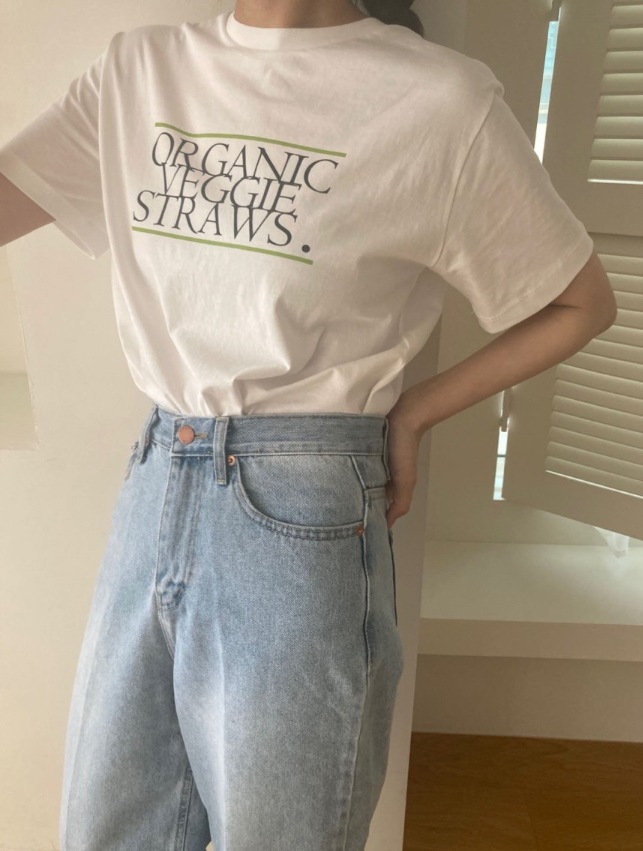 韓国ブランドファッション半袖TシャツレタリングTシャツ夏カラーきれいな半袖 韓国ブランドファッション半袖TシャツレタリングTシャツ夏カラーきれいな半袖