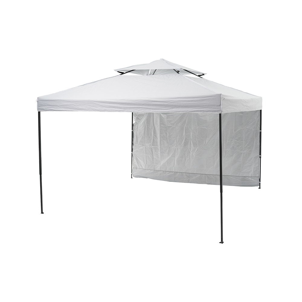 国内即日発送】タープテント 3m サイドシート1枚付 UV加工 撥水