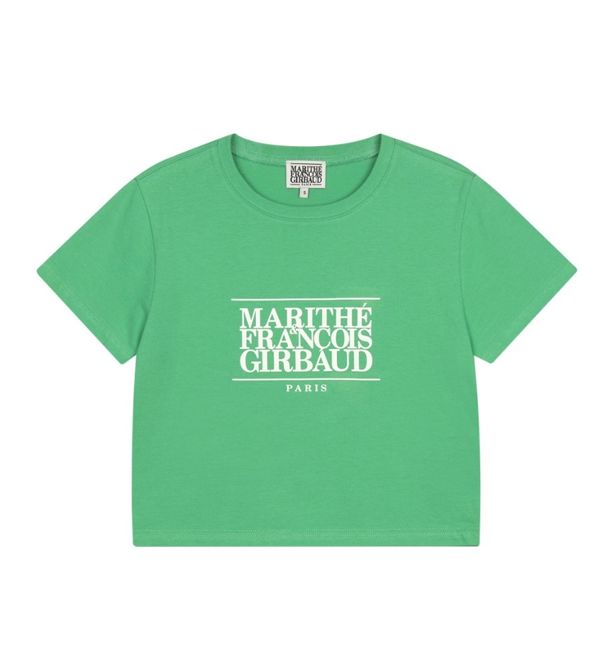 マリテフランソワジルボーW CLASSIC LOGO CROP TEE Tシャツ